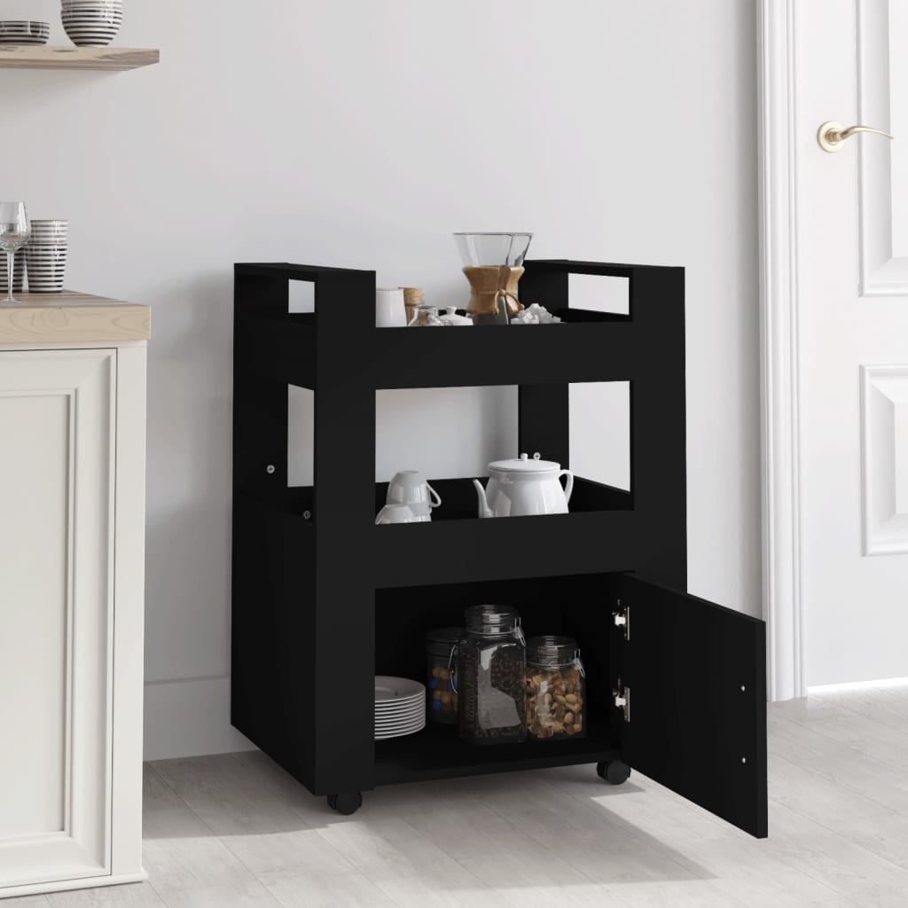 8720287222293_g_en_hd_1 vidaXL Kitchen Trolley Black 60x45x80 cm Engineered Wood - Image 3