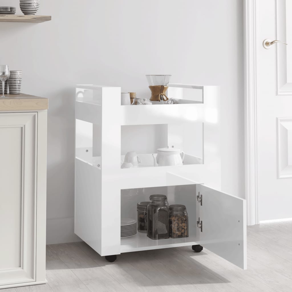 8720287222309_g_en_hd_1 vidaXL Kitchen Trolley High Gloss White 60x45x80 cm Engineered Wood - Image 3