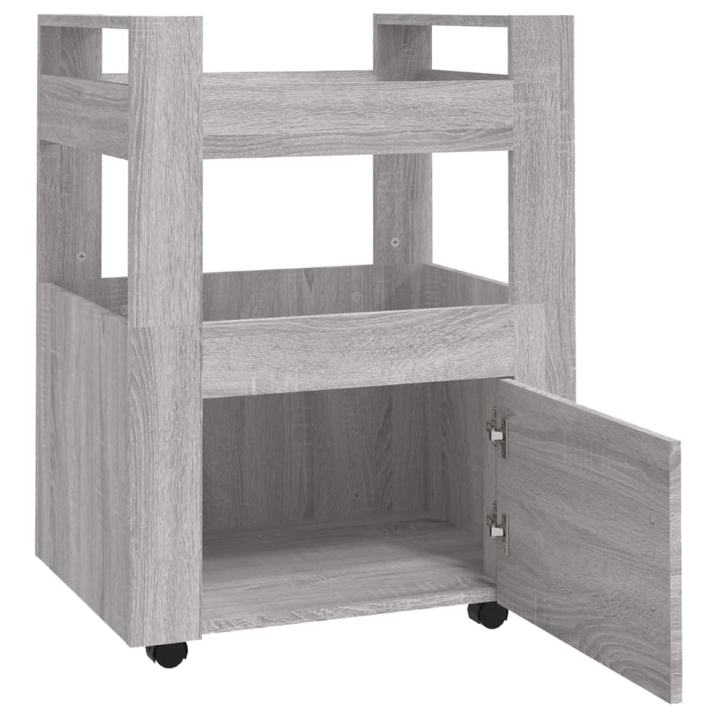 8720287222347_g_en_hd_3 vidaXL Kitchen Trolley Grey Sonoma 60x45x80 cm Engineered Wood - Image 5