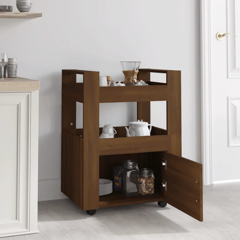 8720287222354_g_en_hd_1 vidaXL Kitchen Trolley Brown Oak 60x45x80 cm Engineered Wood - Image 3