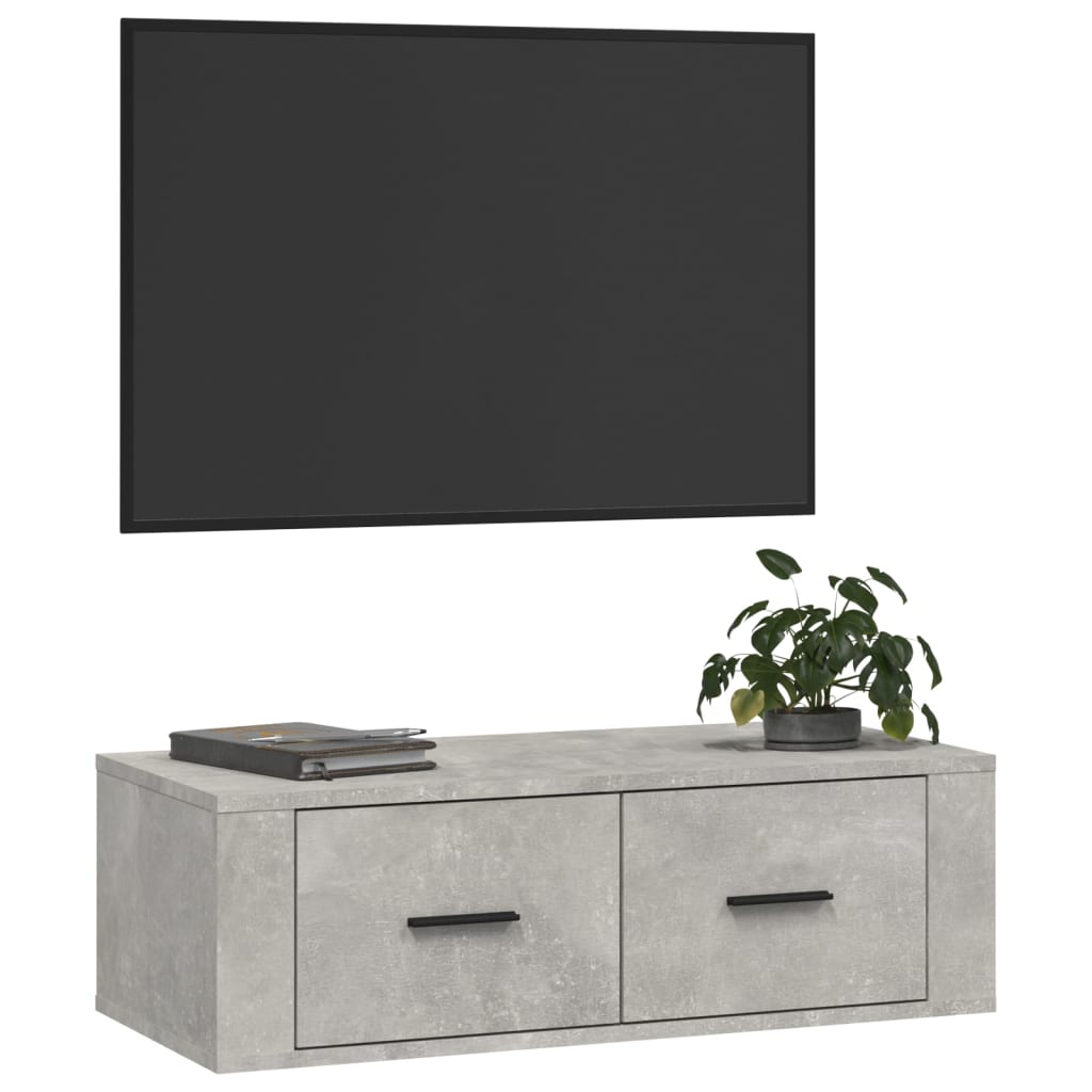 8720287222408_g_en_hd_2 vidaXL Hanging TV Cabinet Concrete Grey 80x36x25 cm Engineered Wood - Image 4