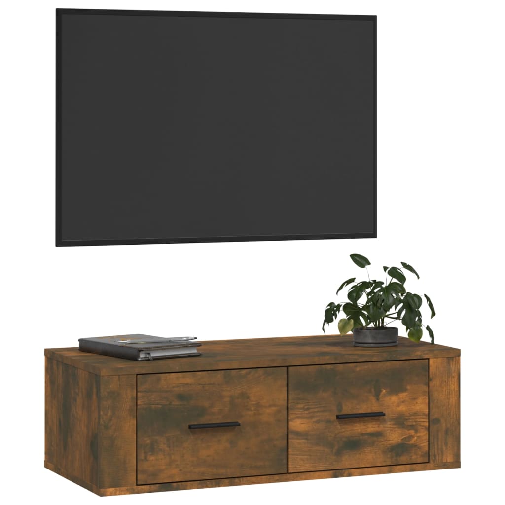 8720287222415_g_en_hd_2 vidaXL Hanging TV Cabinet Smoked Oak 80x36x25 cm Engineered Wood - Image 4