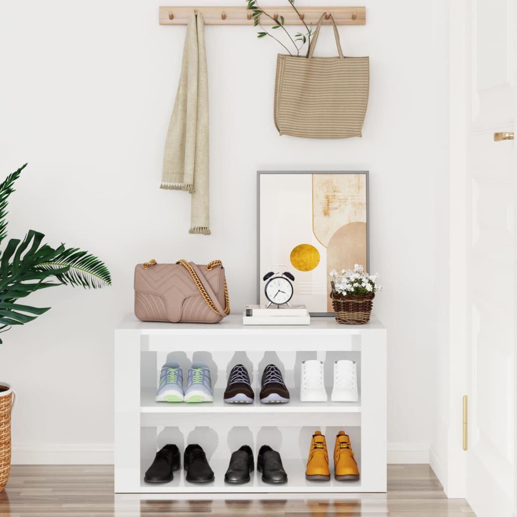 8720287223023_g_en_hd_1 vidaXL Shoe Rack High Gloss White 75x35x45 cm Engineered Wood - Image 3