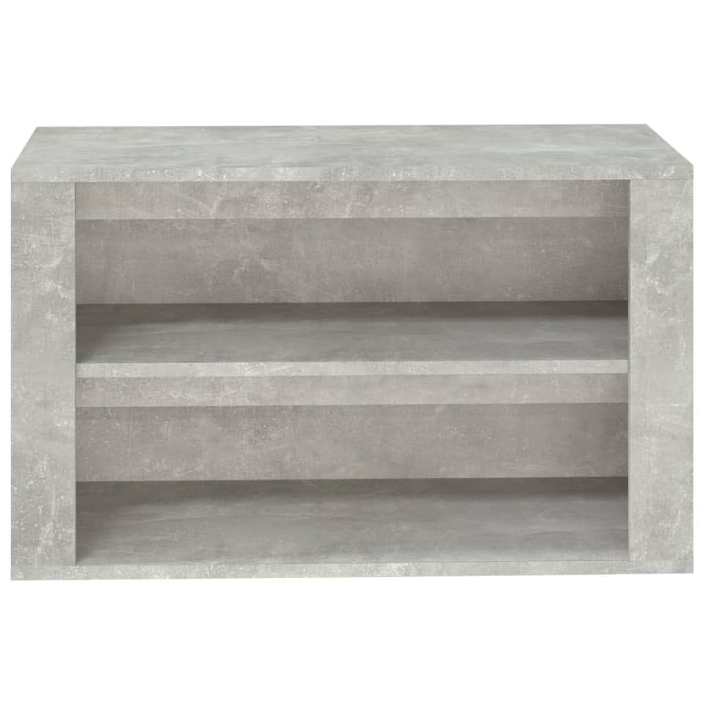 8720287223047_g_en_hd_3 vidaXL Shoe Rack Concrete Grey 75x35x45 cm Engineered Wood - Image 5