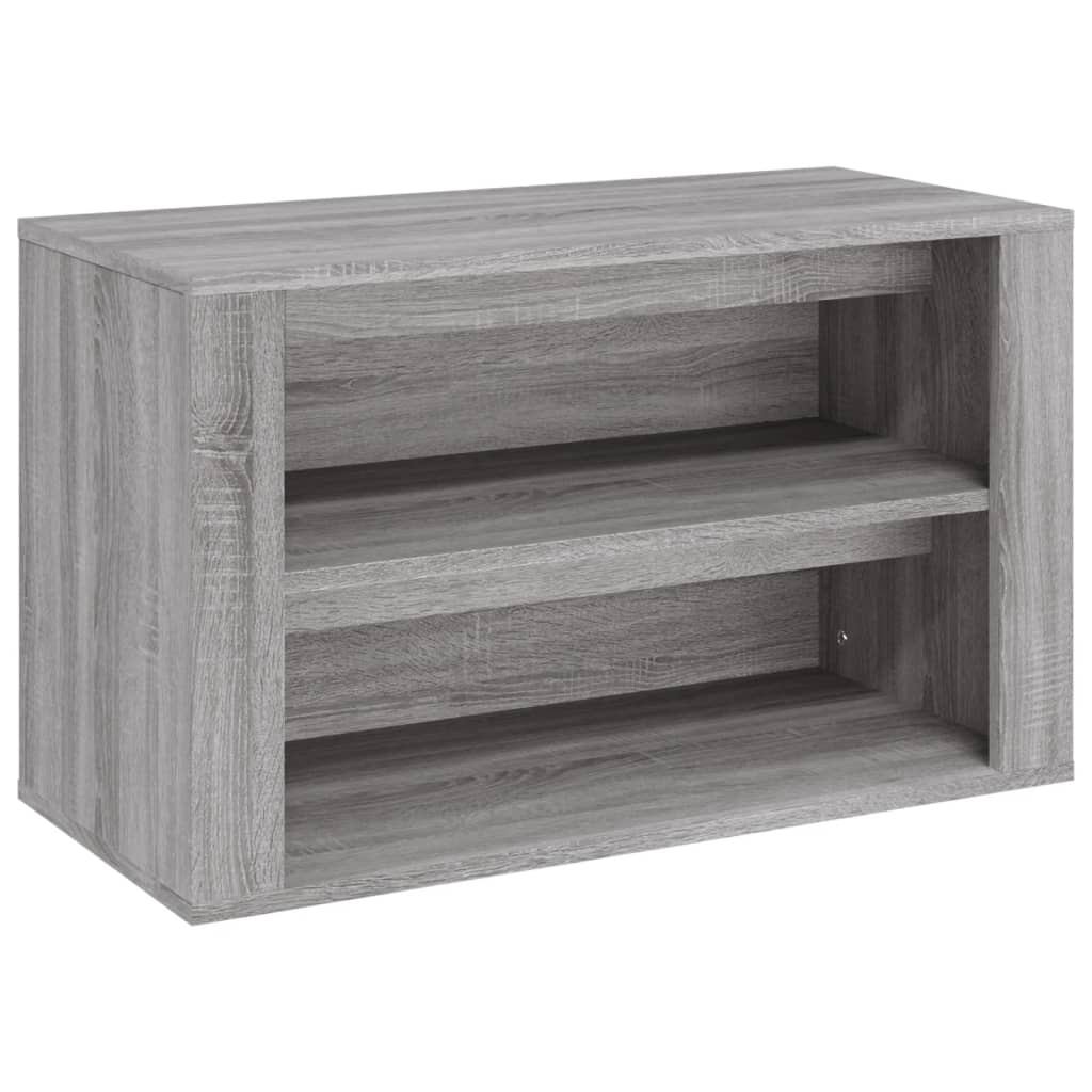8720287223061_a_en_hd_1 vidaXL Shoe Rack Grey Sonoma 75x35x45 cm Engineered Wood - Image 2