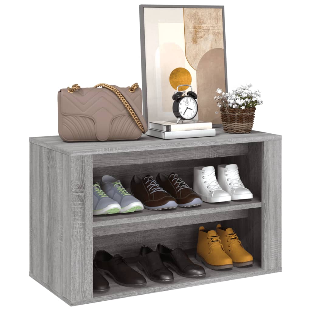 8720287223061_g_en_hd_2 vidaXL Shoe Rack Grey Sonoma 75x35x45 cm Engineered Wood - Image 4