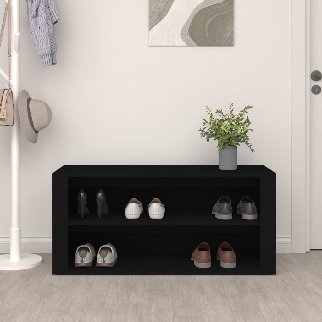 8720287223092_g_en_hd_1 vidaXL Shoe Rack Black 100x35x45 cm Engineered Wood - Image 3