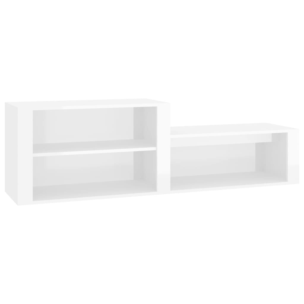 8720287223184_a_en_hd_1 vidaXL Shoe Cabinet High Gloss White 150x35x45 cm Engineered Wood - Image 2