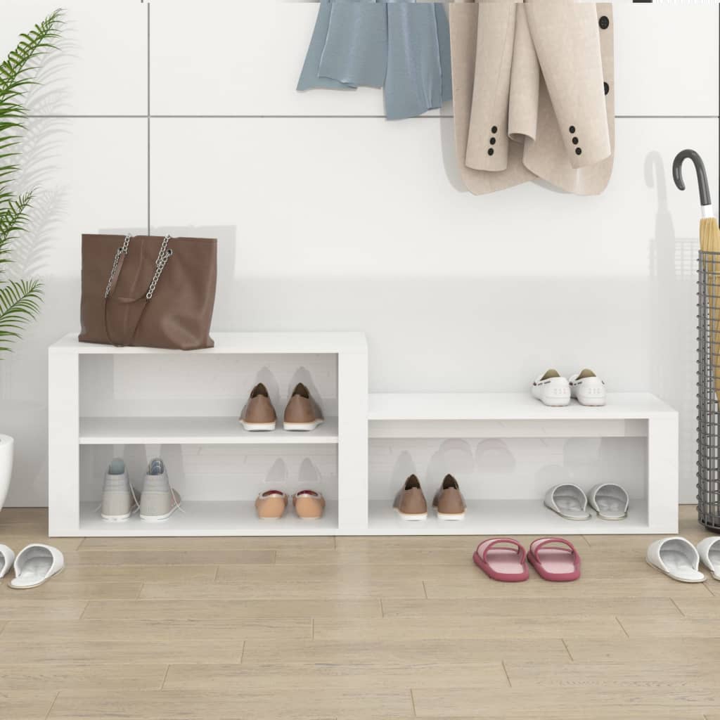 8720287223184_g_en_hd_1 vidaXL Shoe Cabinet High Gloss White 150x35x45 cm Engineered Wood - Image 3
