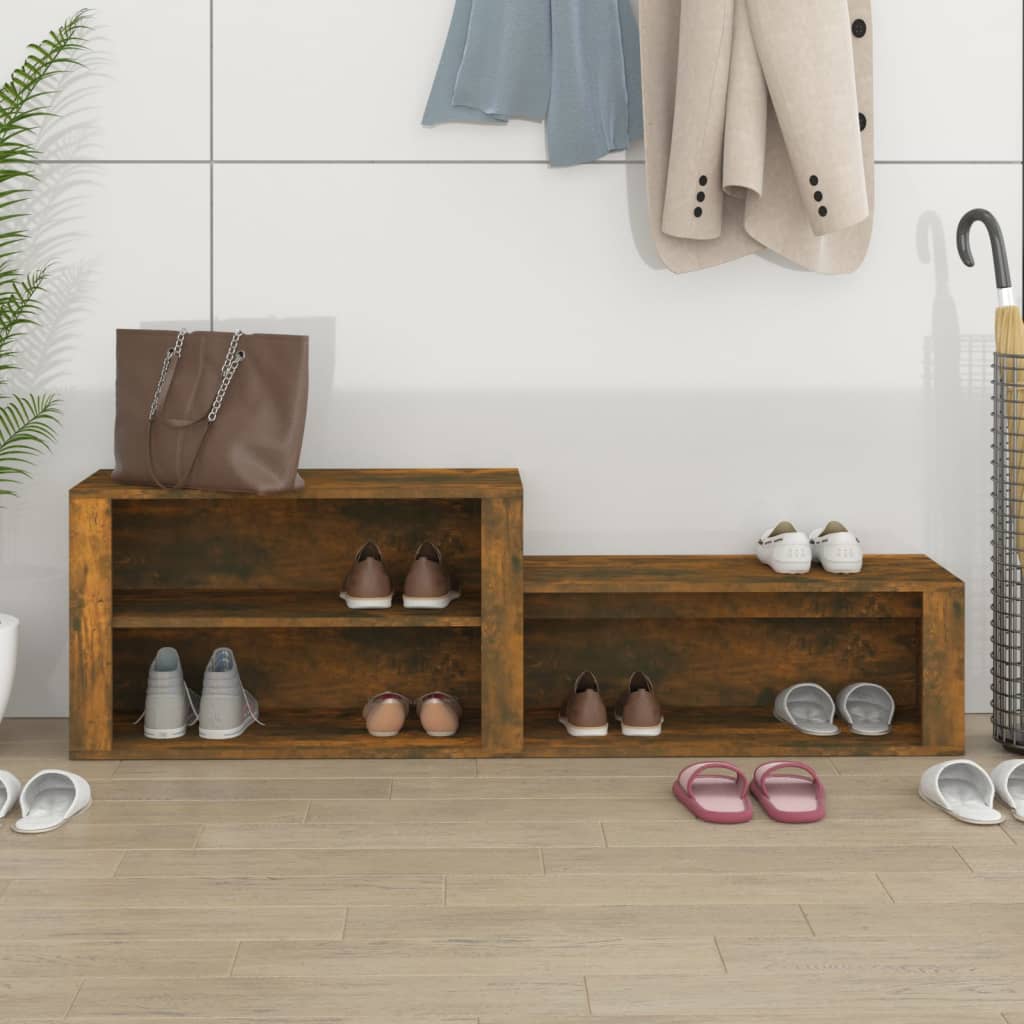 8720287223214_g_en_hd_1 vidaXL Shoe Cabinet Smoked Oak 150x35x45 cm Engineered Wood - Image 3