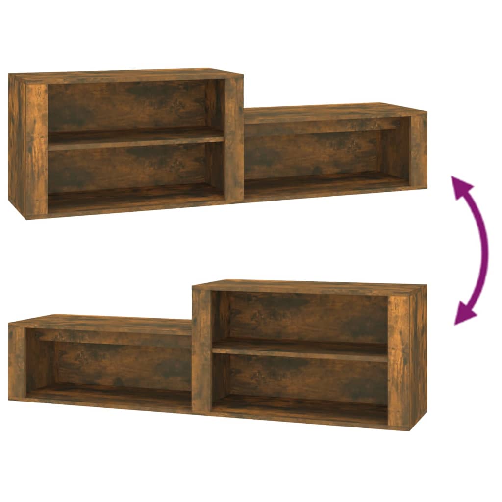 8720287223214_g_en_hd_5 vidaXL Shoe Cabinet Smoked Oak 150x35x45 cm Engineered Wood - Image 7