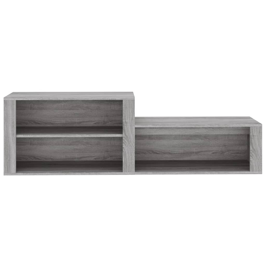 8720287223221_g_en_hd_3 vidaXL Shoe Cabinet Grey Sonoma 150x35x45 cm Engineered Wood - Image 5