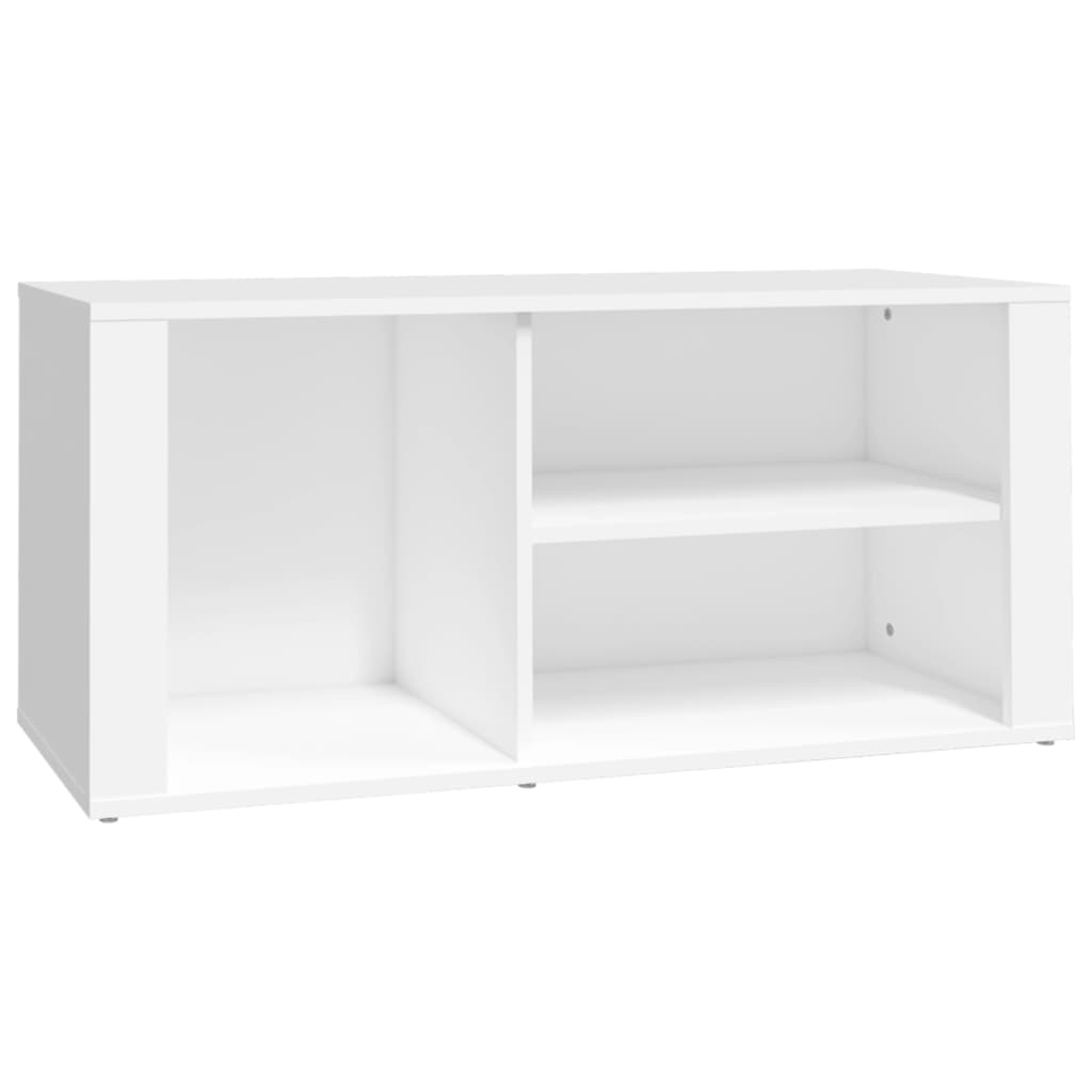 8720287223245_a_en_hd_1 vidaXL Shoe Cabinet White 100x35x45 cm Engineered Wood - Image 2