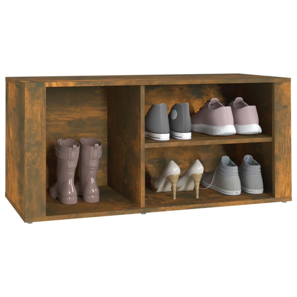 8720287223290_g_en_hd_2 vidaXL Shoe Cabinet Smoked Oak 100x35x45 cm Engineered Wood - Image 4