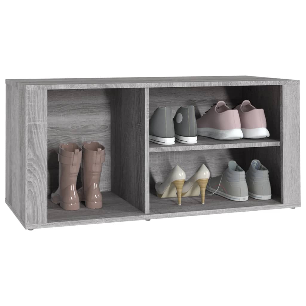 8720287223306_g_en_hd_2 vidaXL Shoe Cabinet Grey Sonoma 100x35x45 cm Engineered Wood - Image 4