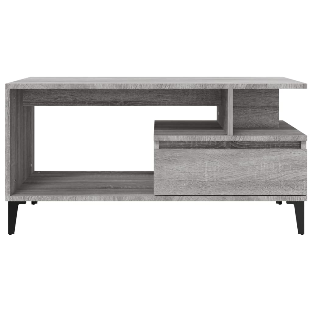 8720287224105_g_en_hd_4 vidaXL Coffee Table  Grey Sonoma 90x49x45 cm Engineered Wood - Image 6