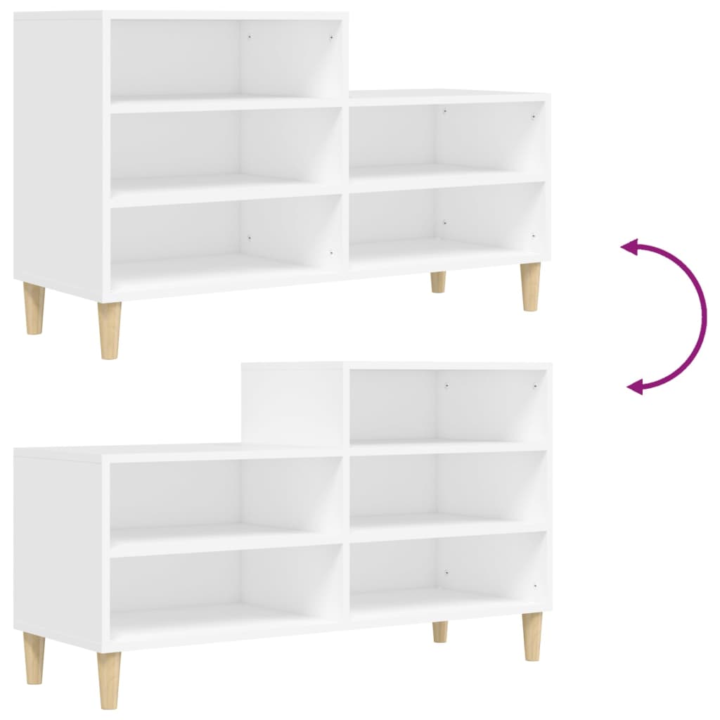 8720287224129_g_en_hd_5 vidaXL Shoe Cabinet White 102x36x60 cm Engineered Wood - Image 8