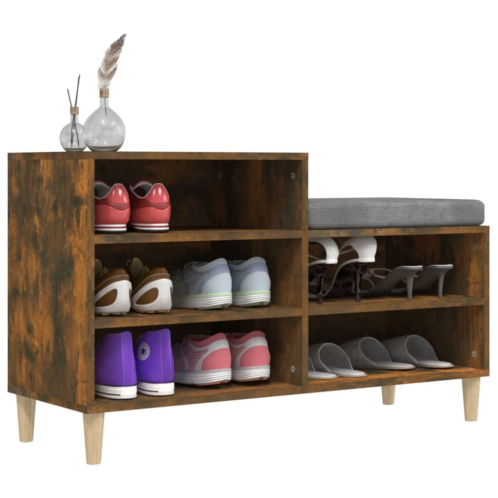 8720287224174_g_en_hd_2 vidaXL Shoe Cabinet Smoked Oak 102x36x60 cm Engineered Wood - Image 5