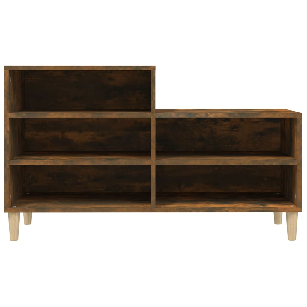 8720287224174_g_en_hd_3 vidaXL Shoe Cabinet Smoked Oak 102x36x60 cm Engineered Wood - Image 6