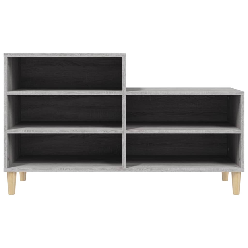 8720287224181_g_en_hd_3 vidaXL Shoe Cabinet Grey Sonoma 102x36x60 cm Engineered Wood - Image 6