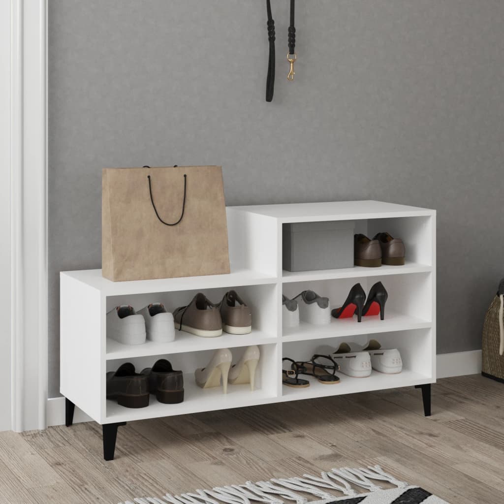 8720287224204_g_en_hd_4 vidaXL Shoe Cabinet White 102x36x60 cm Engineered Wood - Image 7