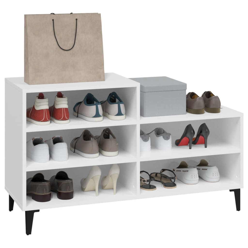 8720287224204_g_en_hd_5 vidaXL Shoe Cabinet White 102x36x60 cm Engineered Wood - Image 8