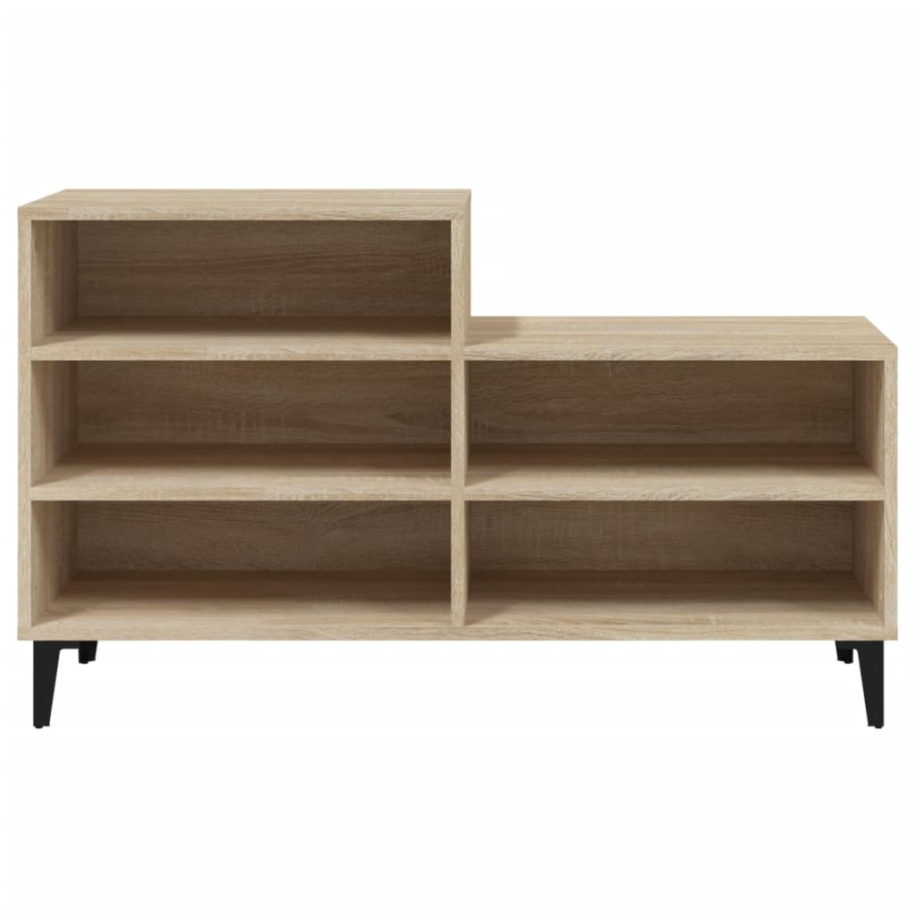 8720287224235_g_en_hd_1 vidaXL Shoe Cabinet Sonoma Oak 102x36x60 cm Engineered Wood - Image 4