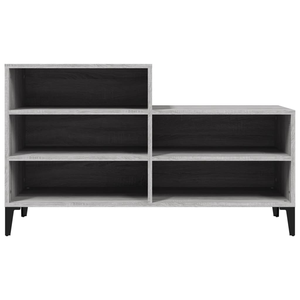 8720287224266_g_en_hd_3 vidaXL Shoe Cabinet Grey Sonoma 102x36x60 cm Engineered Wood - Image 6