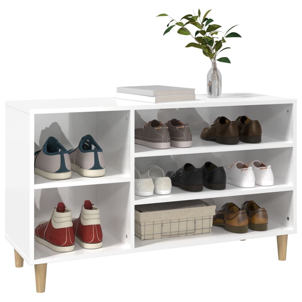 8720287224303_g_en_hd_2 vidaXL Shoe Cabinet High Gloss White 102x36x60 cm Engineered Wood - Image 5