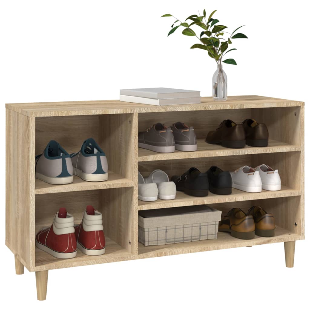 8720287224310_g_en_hd_2 vidaXL Shoe Cabinet Sonoma Oak 102x36x60 cm Engineered Wood - Image 5