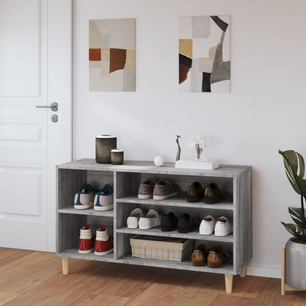 8720287224341_g_en_hd_1 vidaXL Shoe Cabinet Grey Sonoma 102x36x60 cm Engineered Wood - Image 4