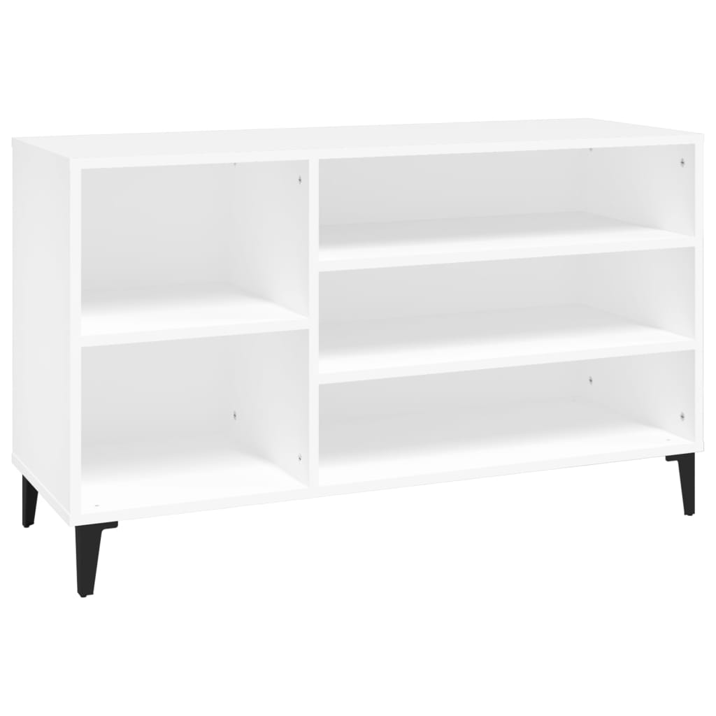 8720287224365_a_en_hd_1 vidaXL Shoe Cabinet White 102x36x60 cm Engineered Wood - Image 2