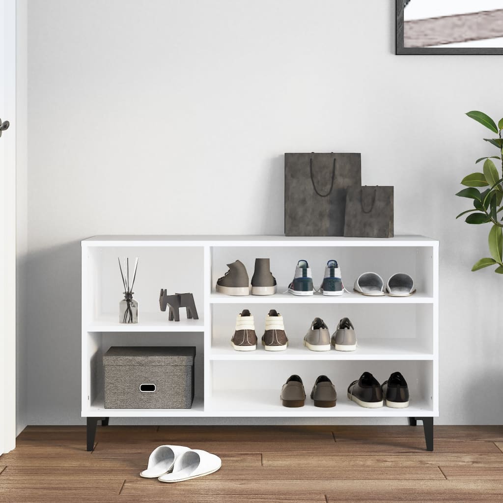 8720287224365_g_en_hd_1 vidaXL Shoe Cabinet White 102x36x60 cm Engineered Wood - Image 4
