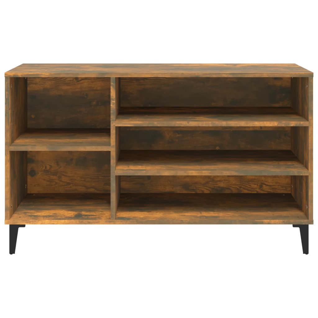 8720287224419_g_en_hd_3 vidaXL Shoe Cabinet Smoked Oak 102x36x60 cm Engineered Wood - Image 6