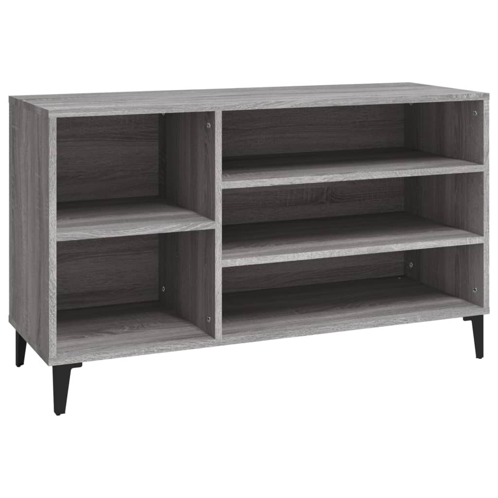 8720287224426_a_en_hd_1 vidaXL Shoe Cabinet Grey Sonoma 102x36x60 cm Engineered Wood - Image 2