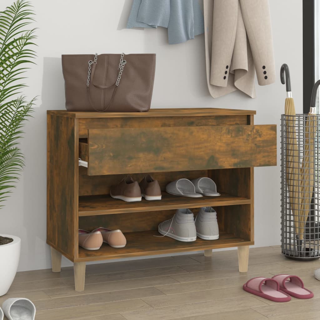 8720287224495_g_en_hd_1 vidaXL Shoe Cabinet Smoked Oak 70x36x60 cm Engineered Wood - Image 4