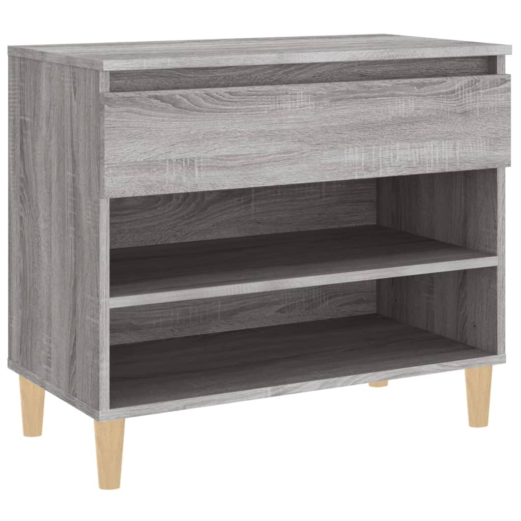 8720287224501_a_en_hd_1 vidaXL Shoe Cabinet Grey Sonoma 70x36x60 cm Engineered Wood - Image 2