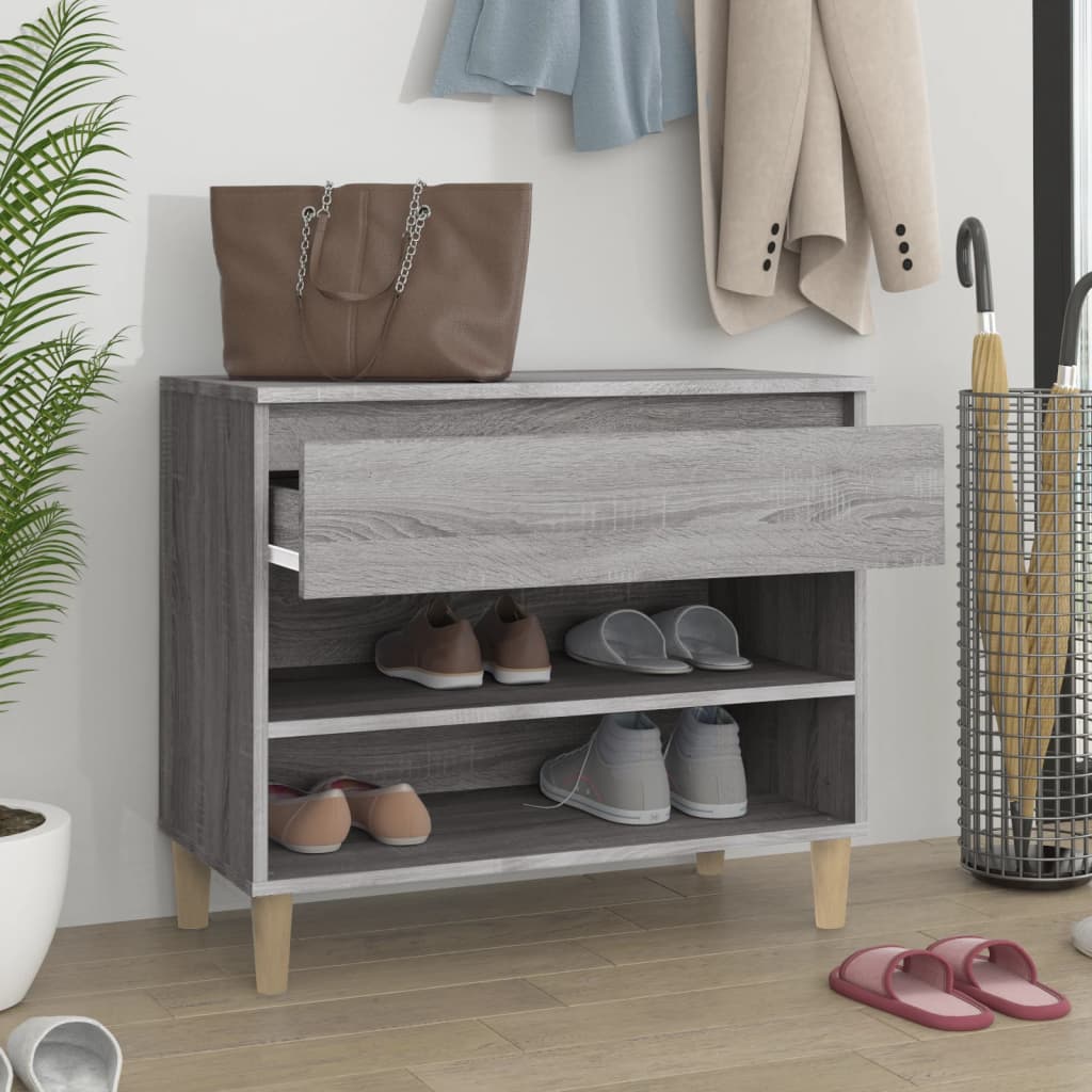 8720287224501_g_en_hd_1 vidaXL Shoe Cabinet Grey Sonoma 70x36x60 cm Engineered Wood - Image 4