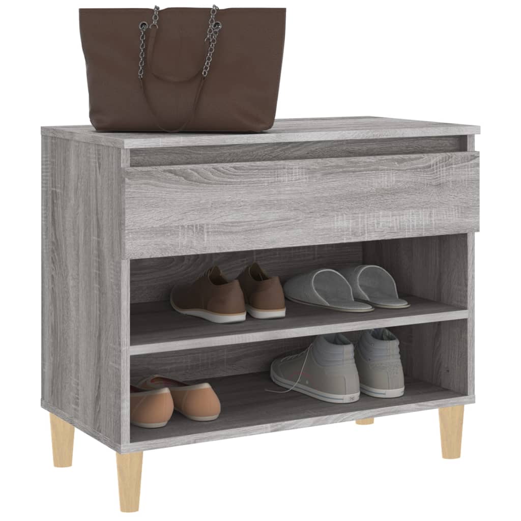 8720287224501_g_en_hd_2 vidaXL Shoe Cabinet Grey Sonoma 70x36x60 cm Engineered Wood - Image 5