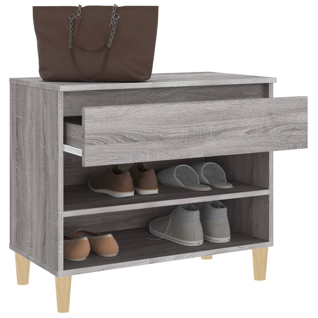 8720287224501_g_en_hd_3 vidaXL Shoe Cabinet Grey Sonoma 70x36x60 cm Engineered Wood - Image 6