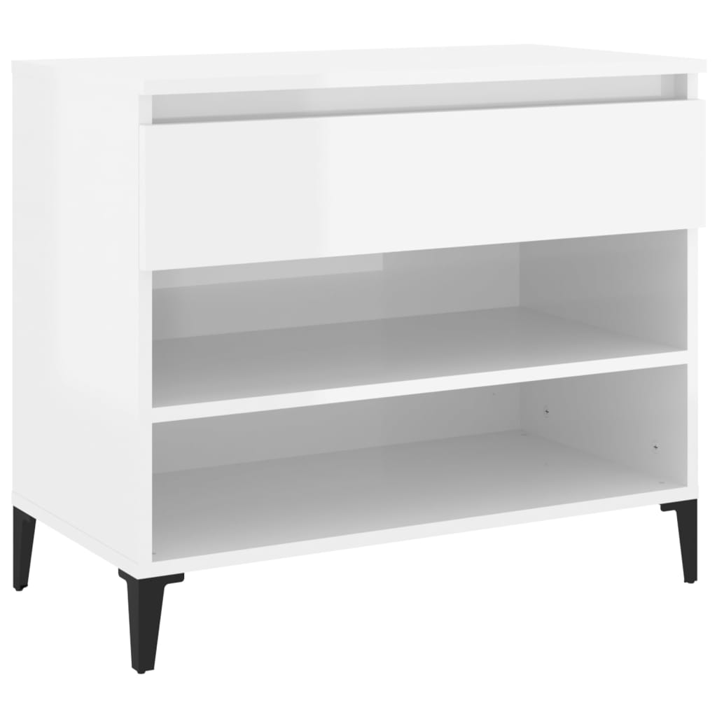 8720287224549_a_en_hd_1 vidaXL Shoe Cabinet High Gloss White 70x36x60 cm Engineered Wood - Image 2