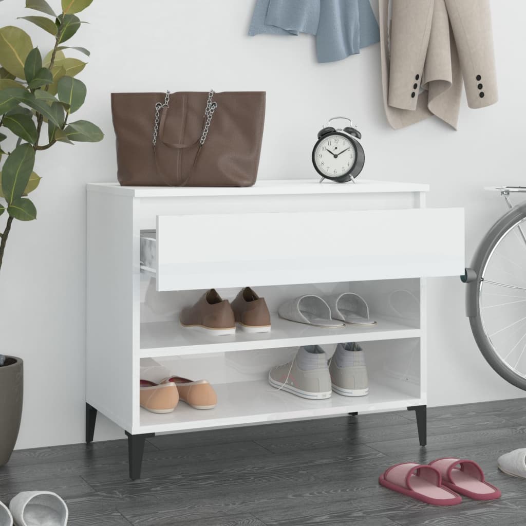 8720287224549_g_en_hd_1 vidaXL Shoe Cabinet High Gloss White 70x36x60 cm Engineered Wood - Image 4
