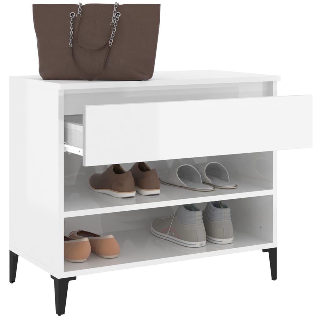 8720287224549_g_en_hd_3 vidaXL Shoe Cabinet High Gloss White 70x36x60 cm Engineered Wood - Image 6