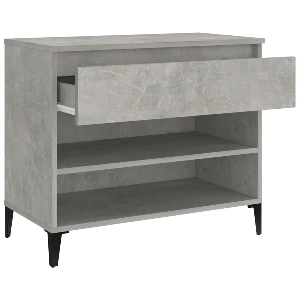 8720287224563_g_en_hd_4 vidaXL Shoe Cabinet Concrete Grey 70x36x60 cm Engineered Wood - Image 7
