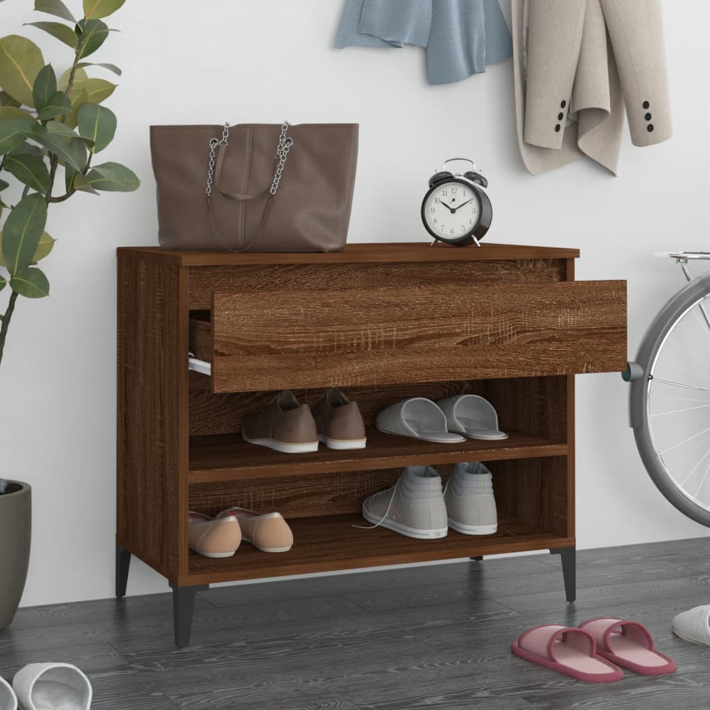 8720287224570_g_en_hd_1 vidaXL Shoe Cabinet Smoked Oak 70x36x60 cm Engineered Wood - Image 4