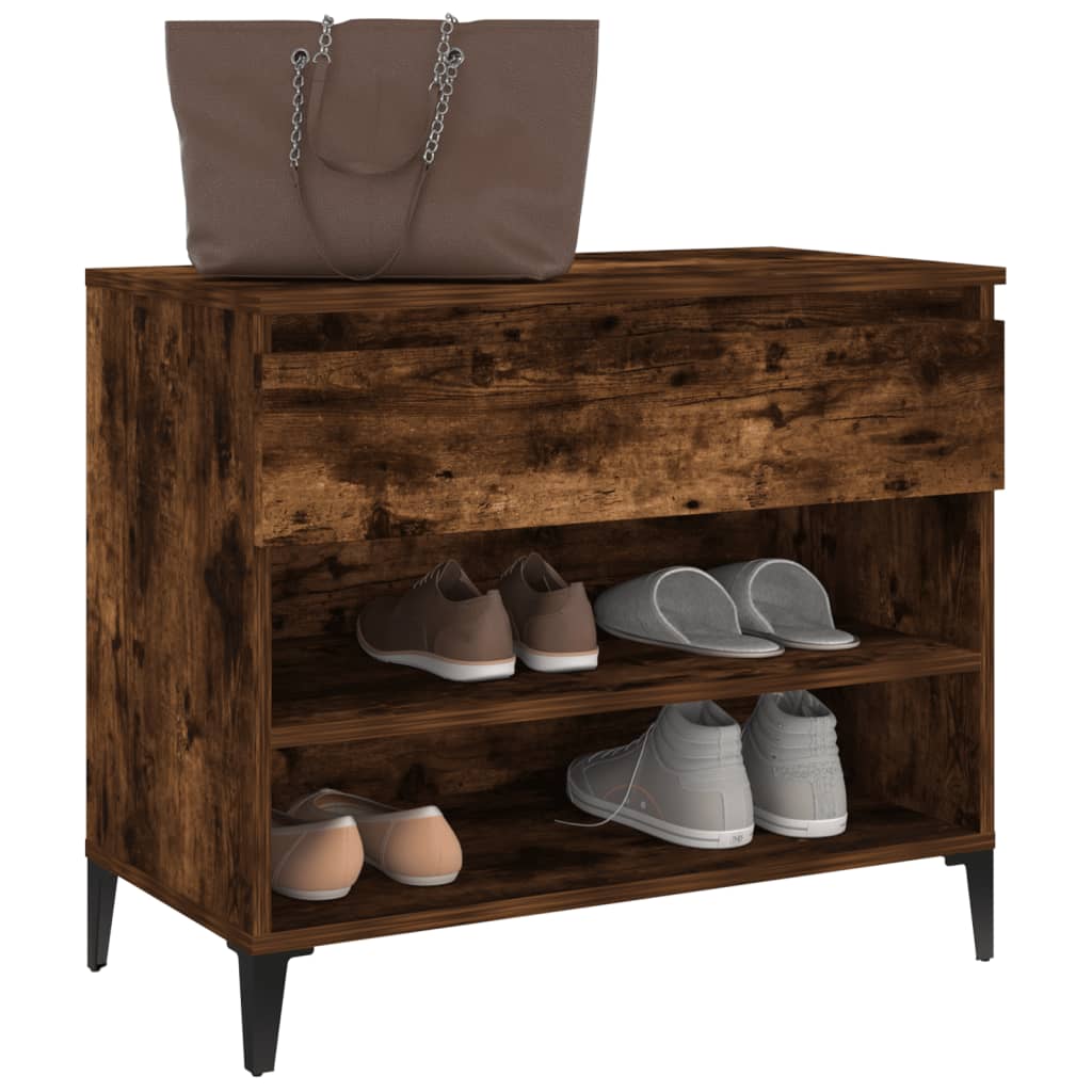8720287224570_g_en_hd_2 vidaXL Shoe Cabinet Smoked Oak 70x36x60 cm Engineered Wood - Image 5
