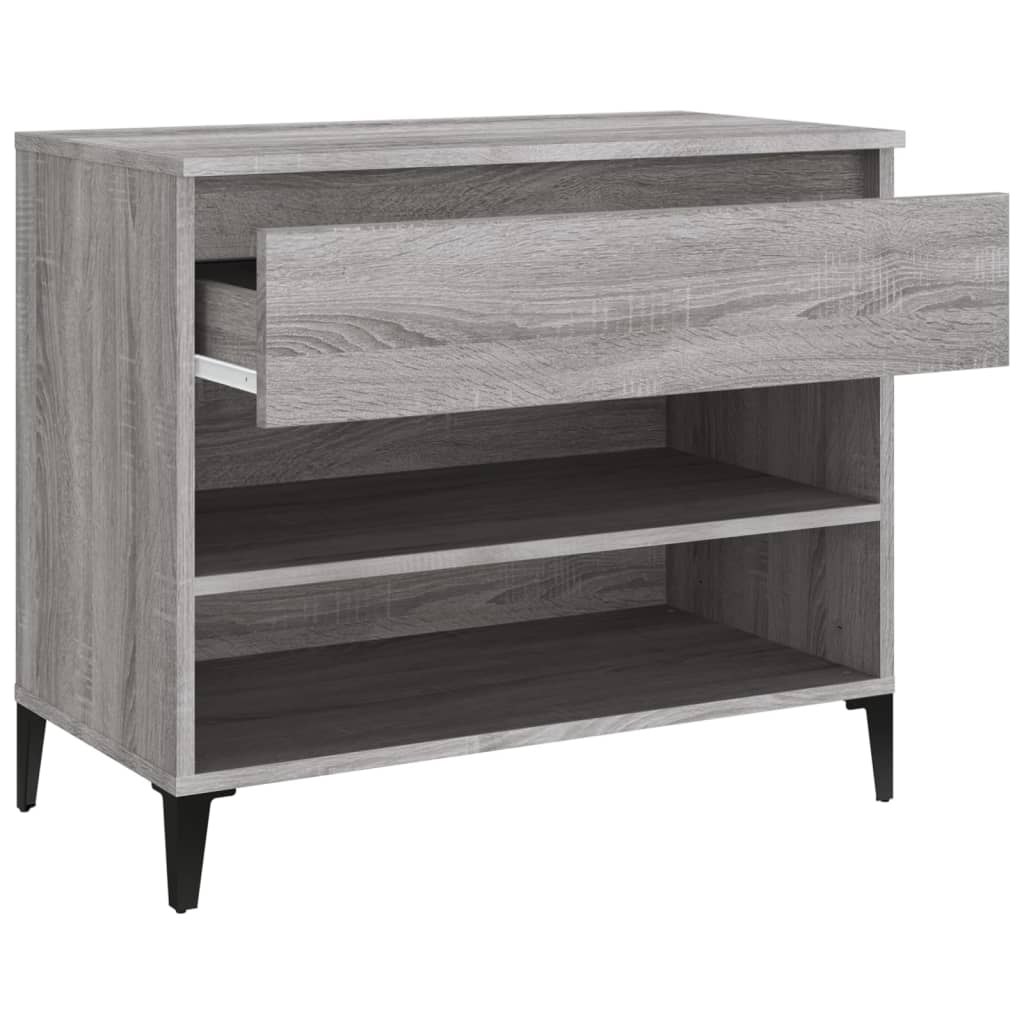 8720287224587_g_en_hd_4 vidaXL Shoe Cabinet Grey Sonoma 70x36x60 cm Engineered Wood - Image 7