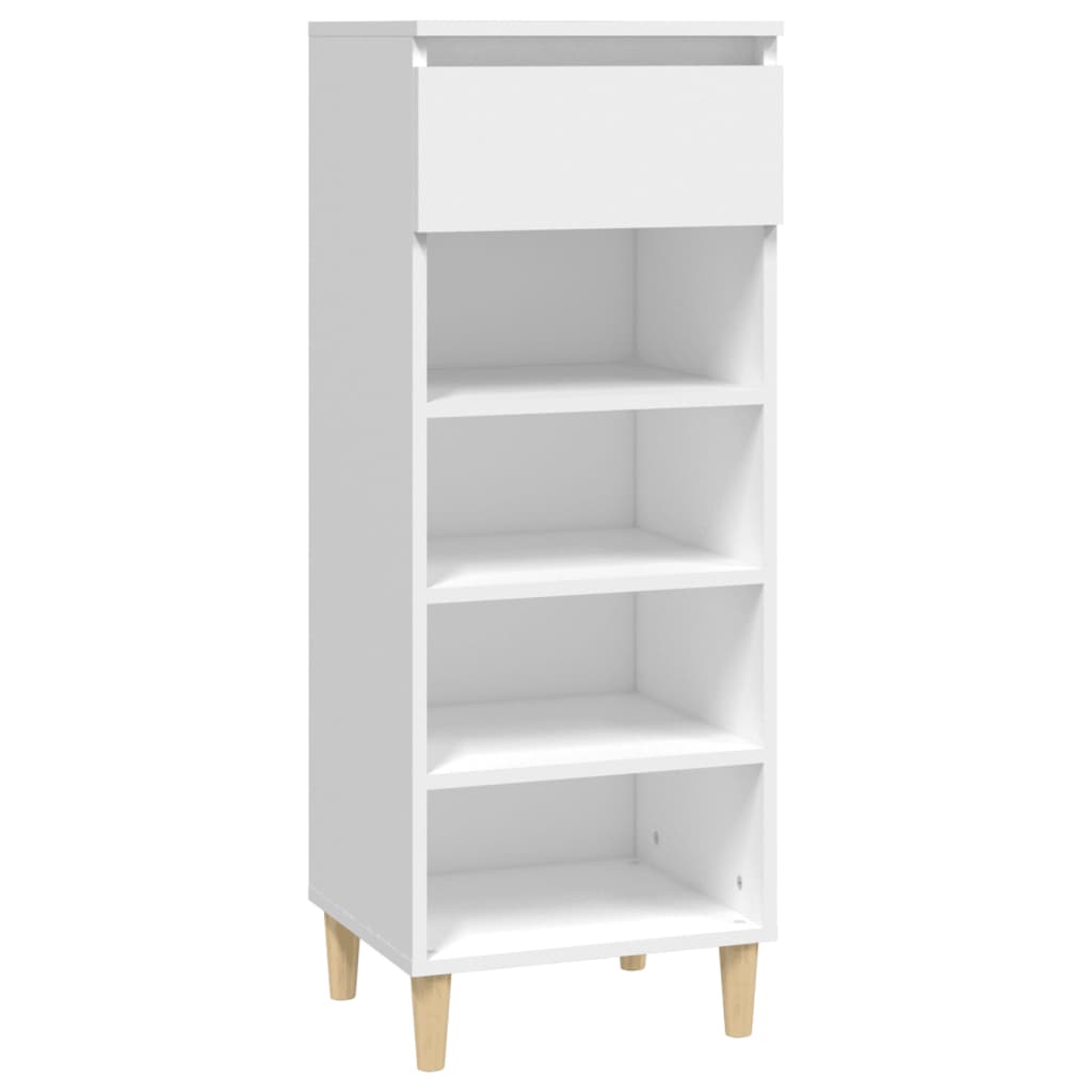 8720287224600_a_en_hd_1 vidaXL Shoe Cabinet White 40x36x105 cm Engineered Wood - Image 2