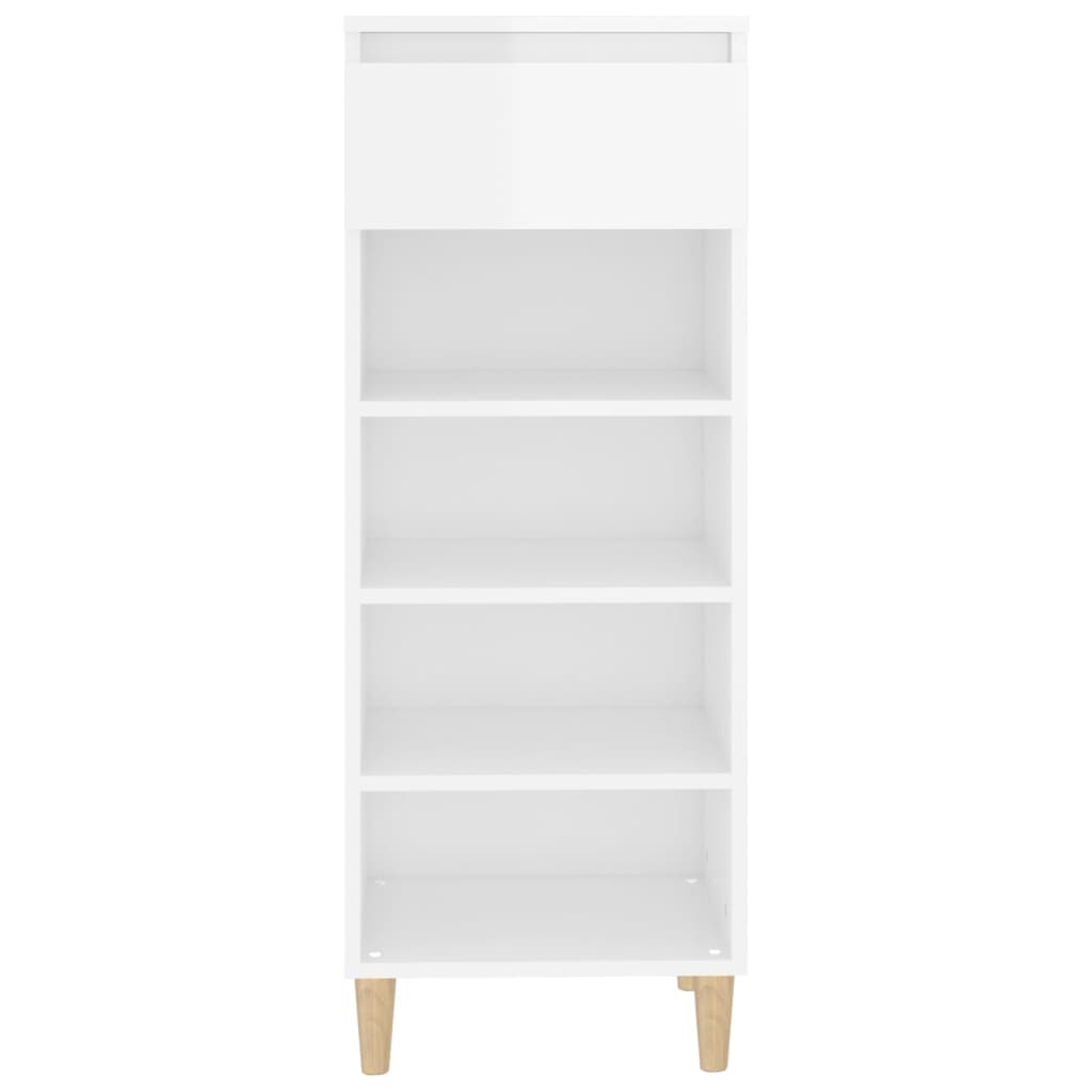 8720287224624_g_en_hd_1 vidaXL Shoe Cabinet High Gloss White 40x36x105 cm Engineered Wood - Image 4