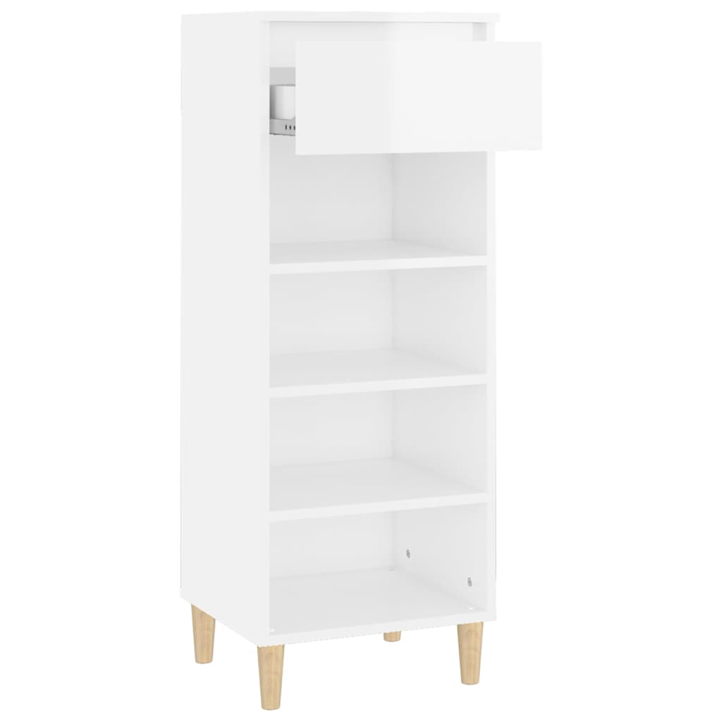 8720287224624_g_en_hd_2 vidaXL Shoe Cabinet High Gloss White 40x36x105 cm Engineered Wood - Image 5